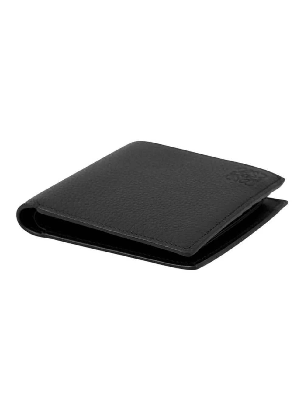 Loewe Bifold Wallet Coin Soft Grain Calf Leather Black